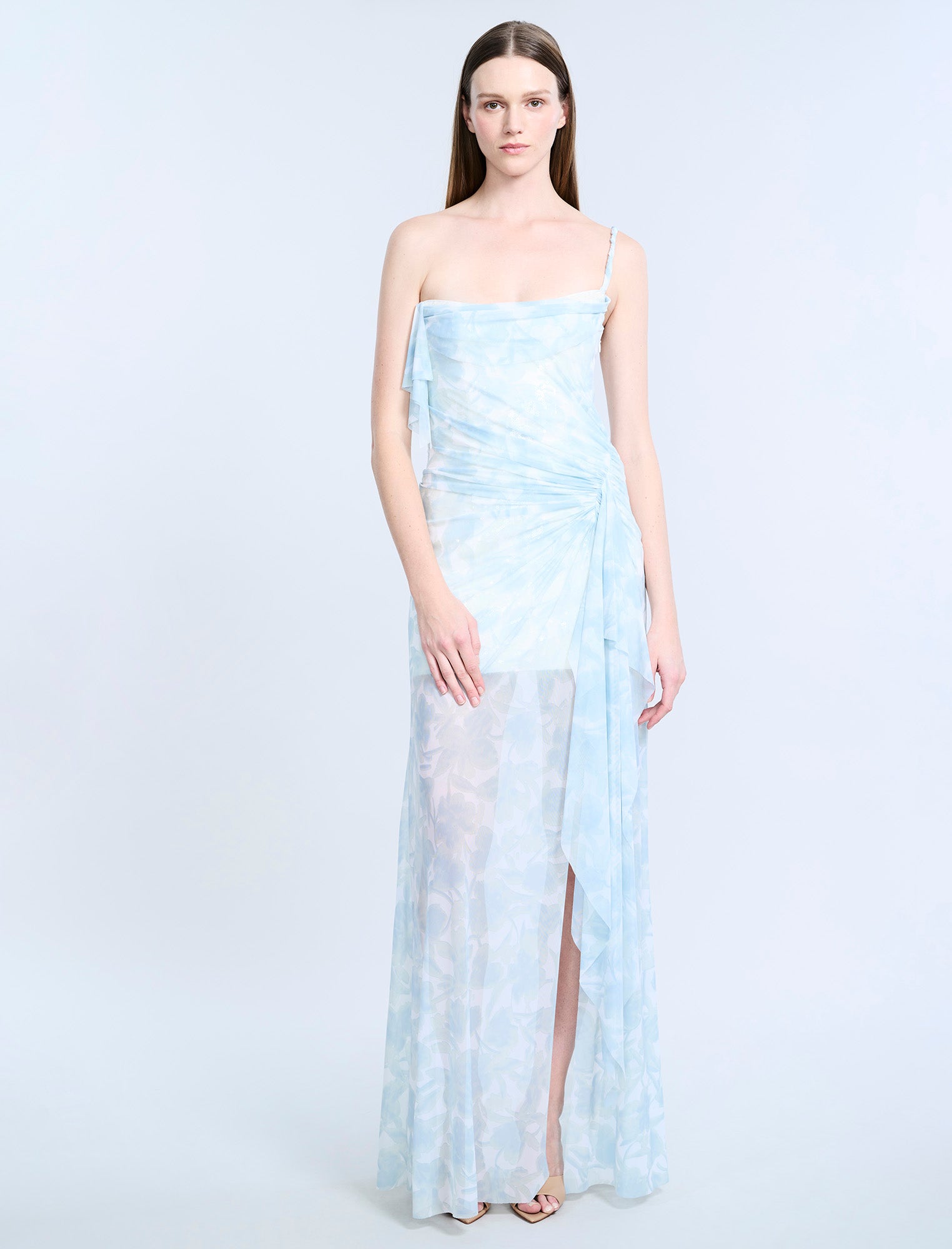 Mesh & Sequin Gown - Image 5