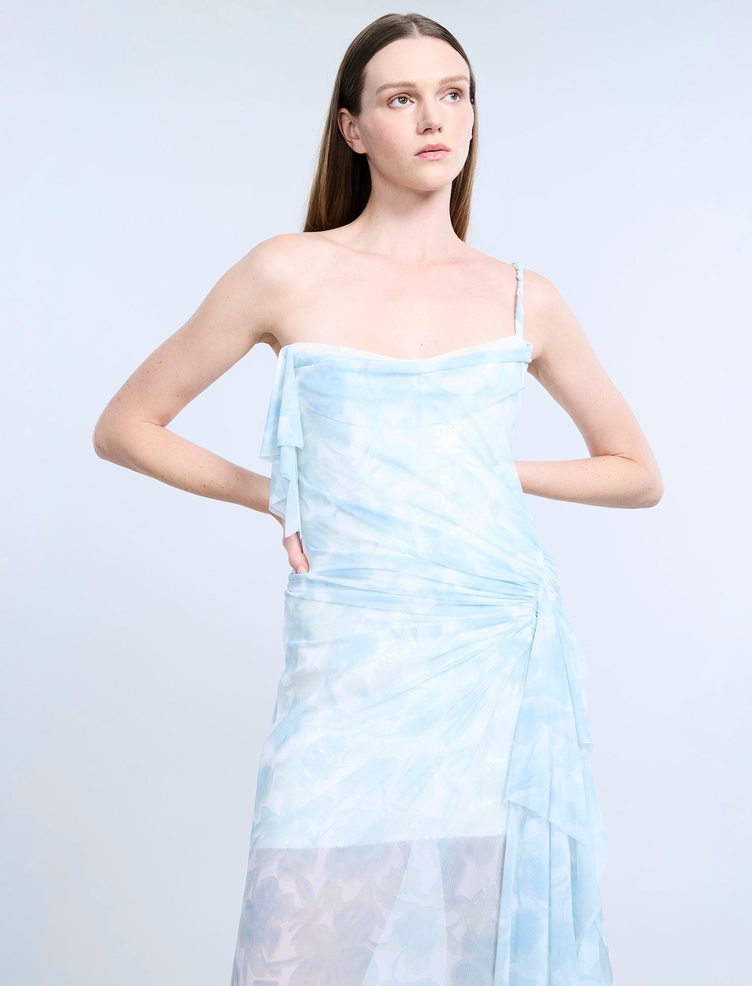 Mesh & Sequin Gown - Image 7