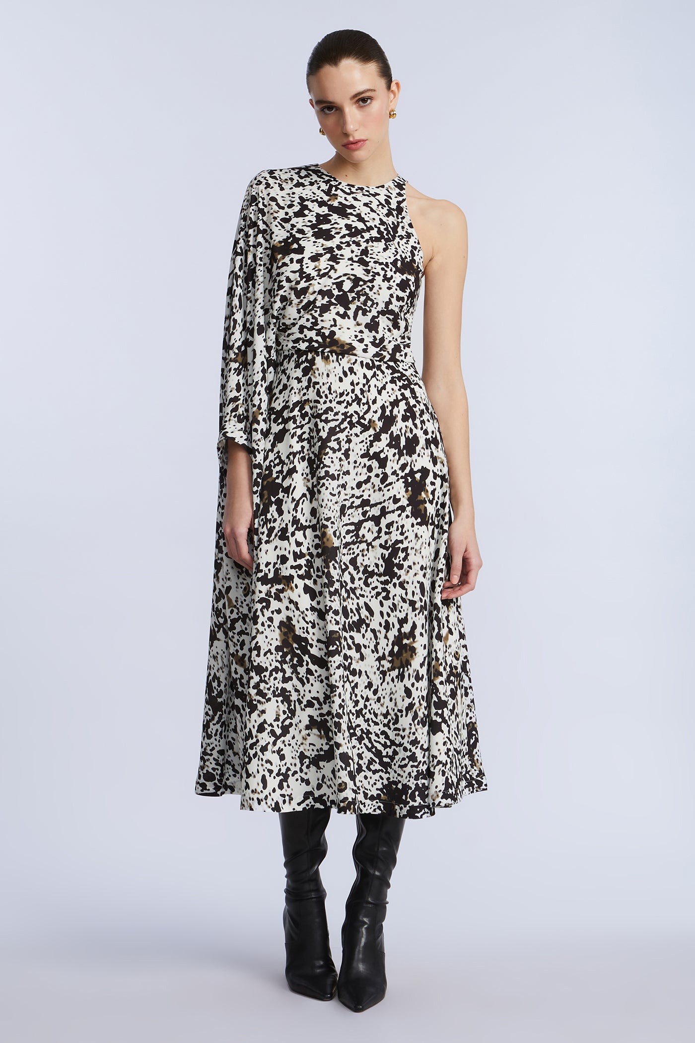 One Sleeve Midi Dress - Image 5