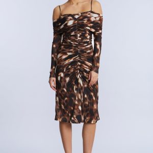 Jersey Off Shoulder Dress