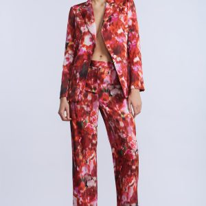 Washed Floral Blazer
